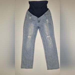 S.O.N.G Maternity Women Jegging Stretch Denim Curvy Skinny Leg Legging Pants S